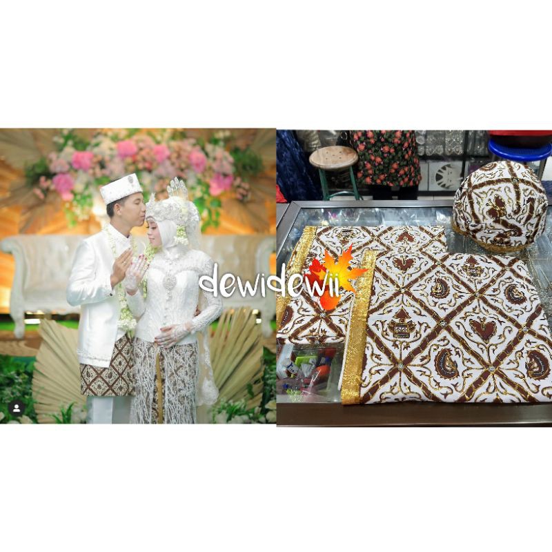 1set, JARIK + BLANGKON Pengantin Prodo, BANYAK PILIHAN MOTIF