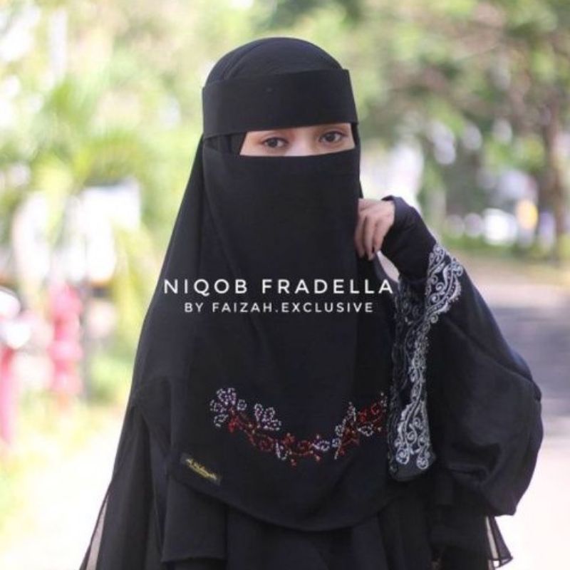 Niqab Cadar Bandana Fradella Niqob Temboro