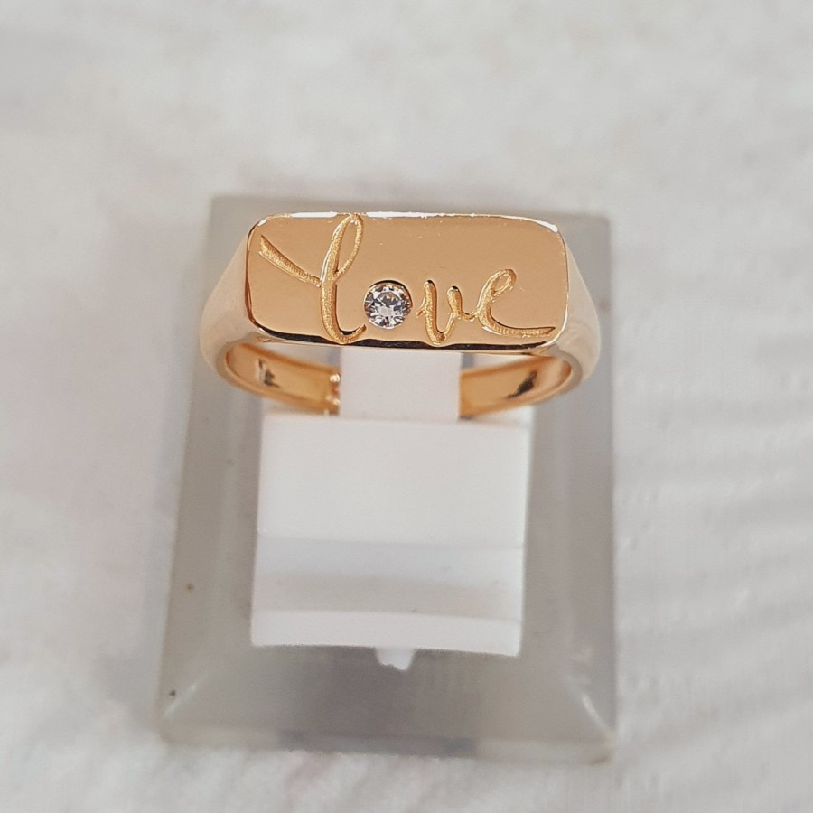 cincin stampel love variasi ad mata emas 70% 700 70 %