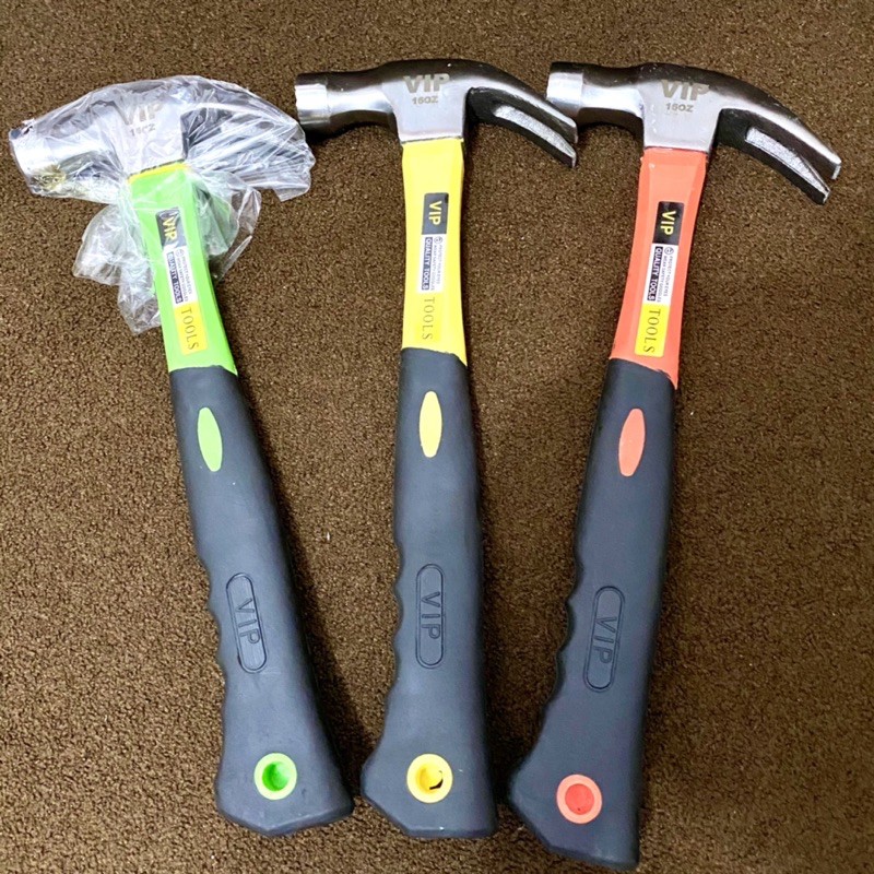 Palu Kambing VIP 16oz / Claw Hammer Gagang Fiber / Palu VIP tools