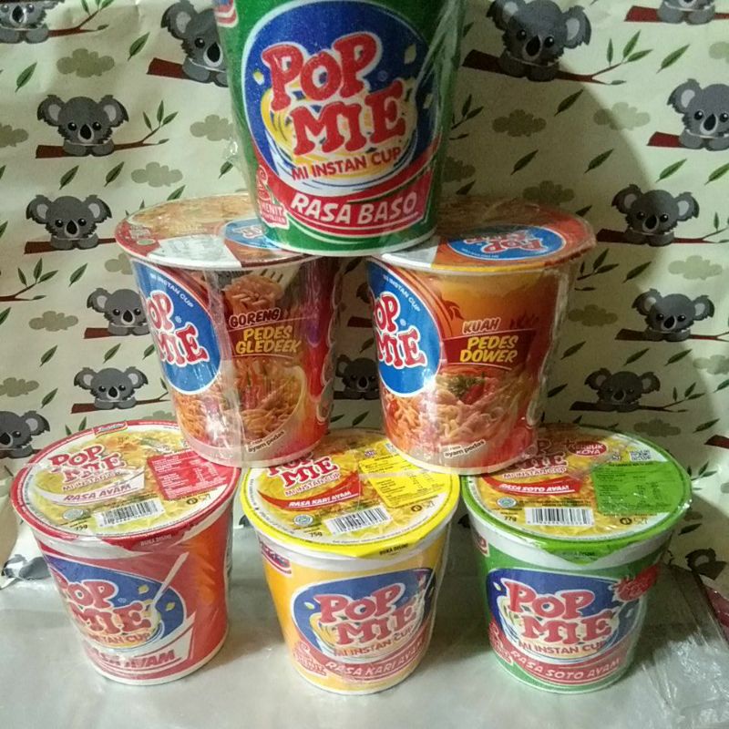 

mi instan pop mie cup@75gr