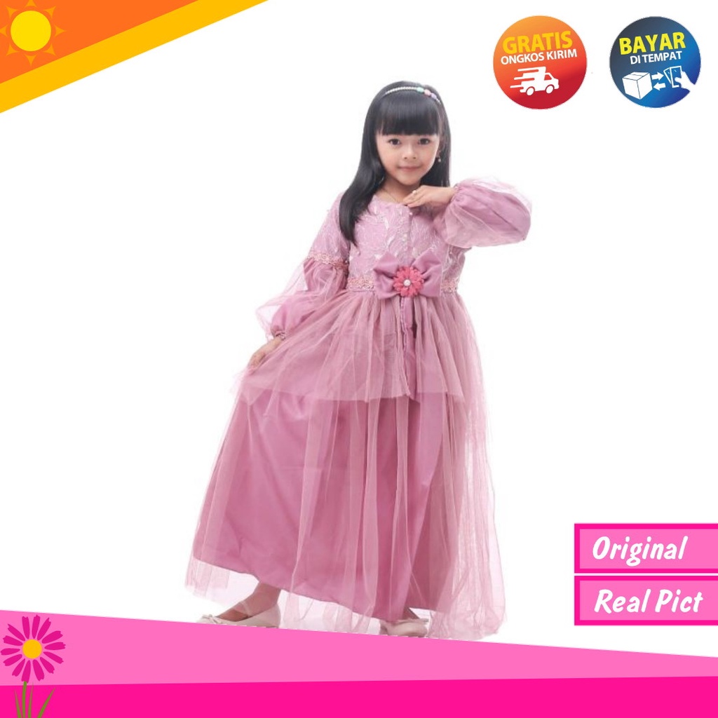 dress anak perempuan | gamis pesta mewah warna pink tua | baju gaun anak perempuan | gamis anak perempuan | dress anak perempuan | baju gamis anak | baju gamis anak perempuan | gaun pesta anak perempuan