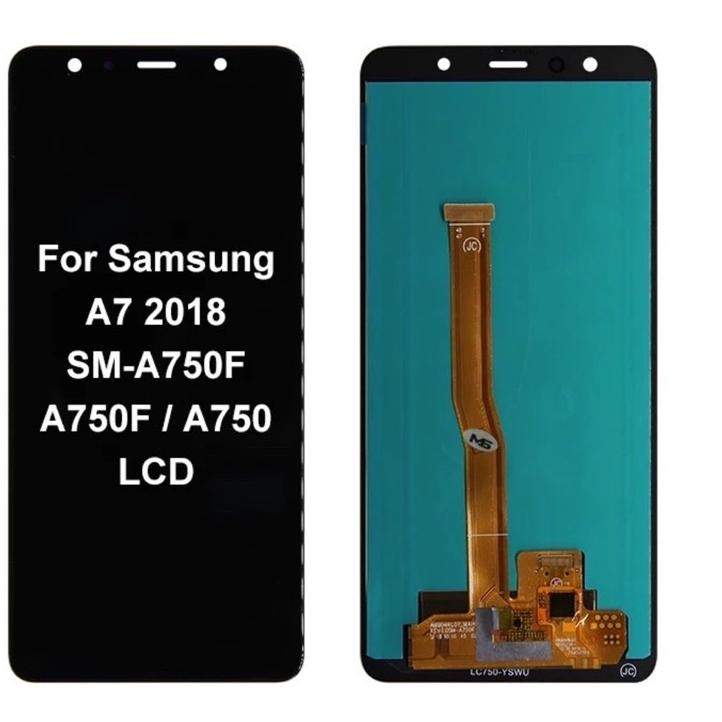 Menarik.. LCD TOUCHSCREEN SAMSUNG A7 2018 / A750 - AMOLED