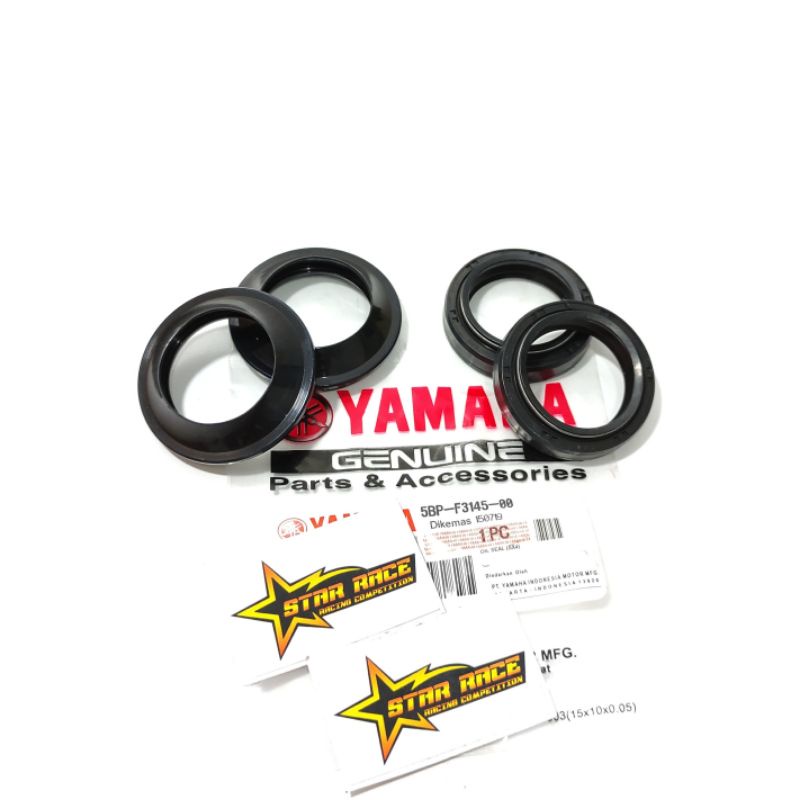 SEAL SHOCK + SEAL TUTUP SHOCK DEPAN VIXION OLD SCORPIO VIXION NEW