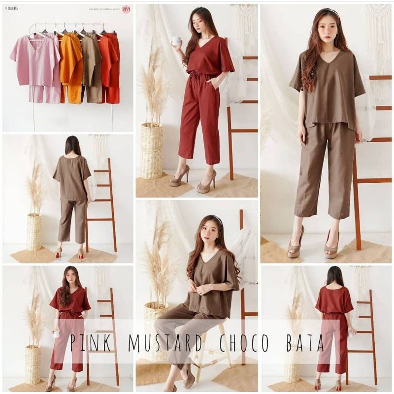 DONITA SET / SETELAN WANITA / BAJU WANITA PREMIUM