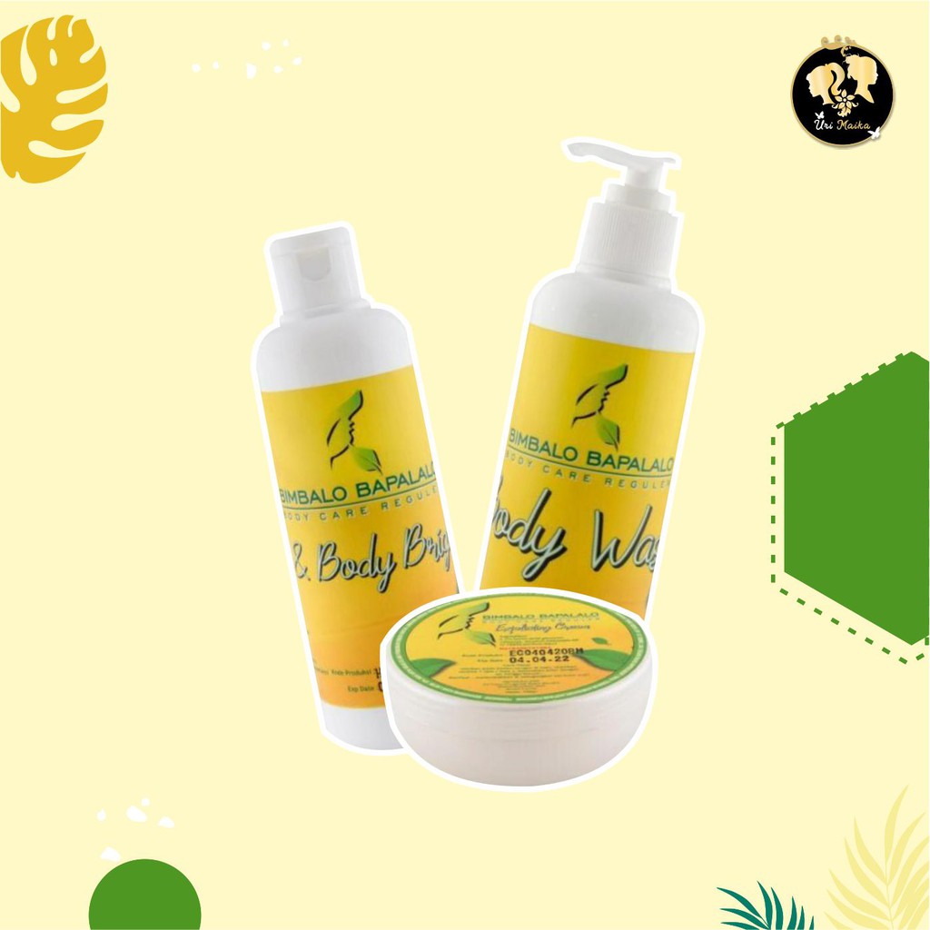 bimbalo paket Skincare Pemutih Kulit Badan reguler