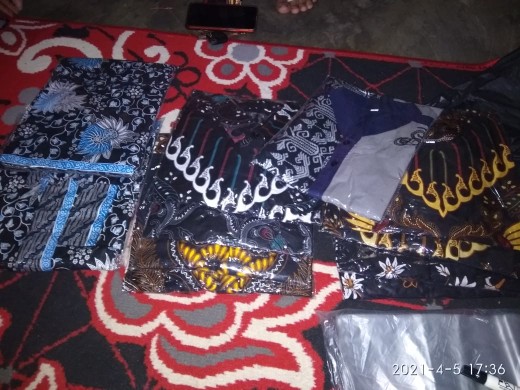 Batik Couple_maora Sania Ruffle Batik Couple Ori Atasan Wanita