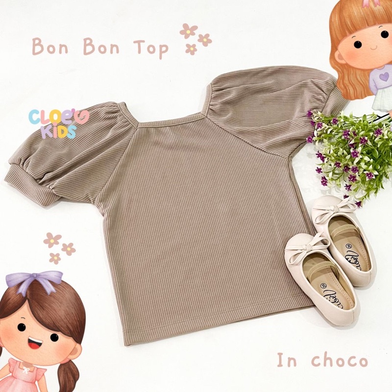 CLOEVKIDS - atasan anak perempuan bon-bon top