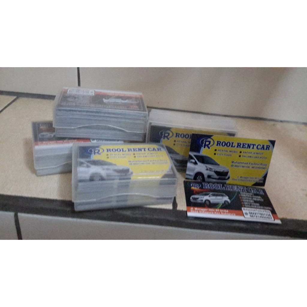 

Cetak Kartu Nama 1 Box = 100 Pcs - Gratis Desain