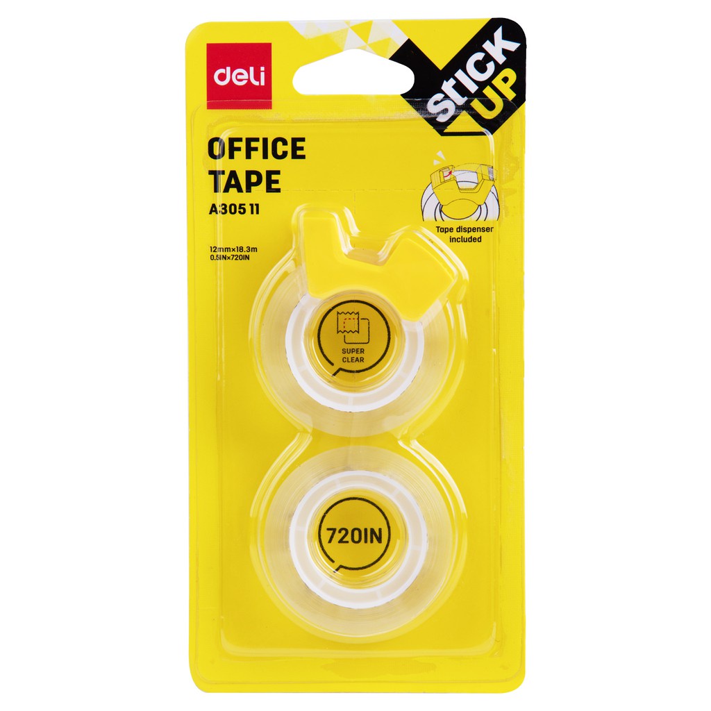 

Isolasi Transparan DELI Invisible Tape Akrilik 12mm - EA30511