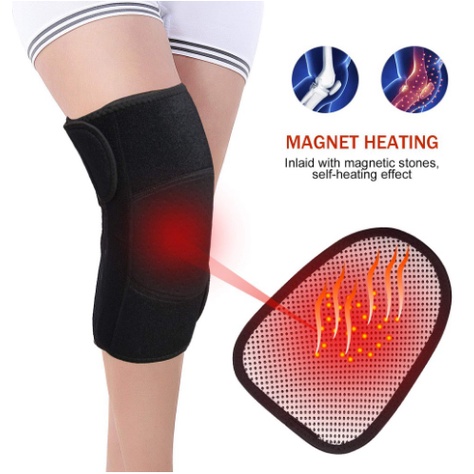 Alat Terapi Lutut Magnetik Tourmaline Self Heating Knee Pads Therapy Original