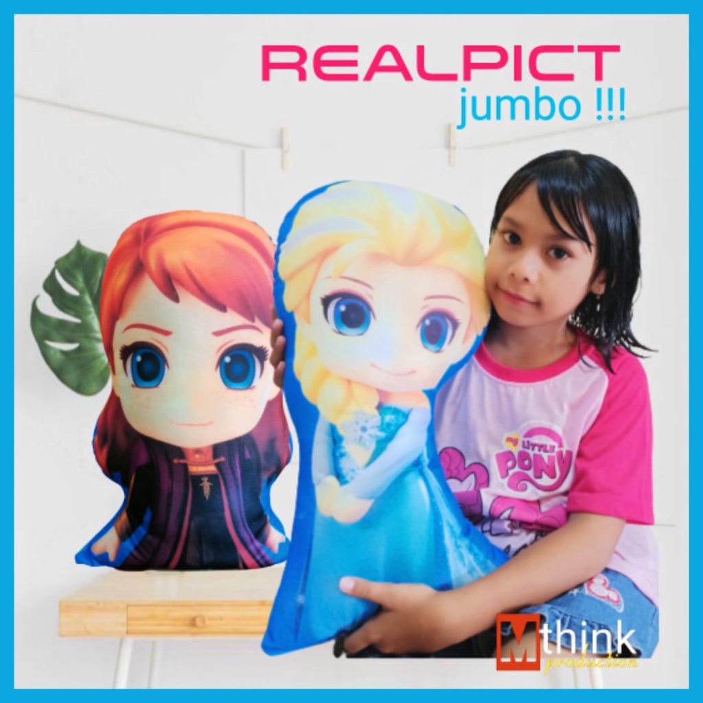 Boneka Anna Elsa Frozen II Chibi Cute Lucu original besar murah berkualitas