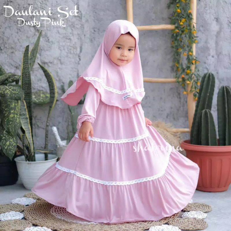 GAMIS ANAK MODERN 2021 SAFIRA DRESS SET ANAK PEREMPUAN