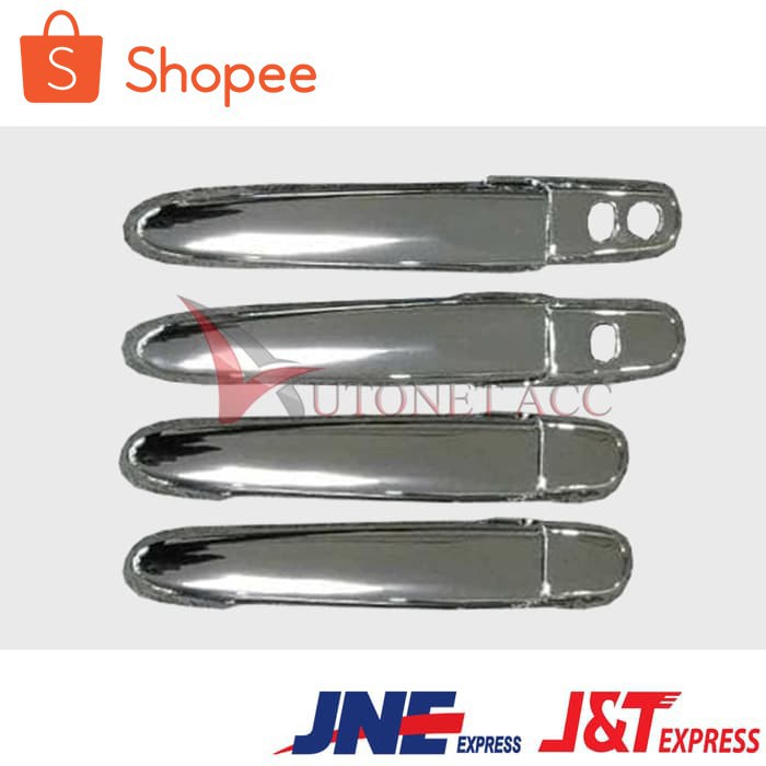 COVER PELINDUNG HANDLE ALL NEW RUSH 2018 CHROME- AKSESORIS EKSTERIOR MOBIL