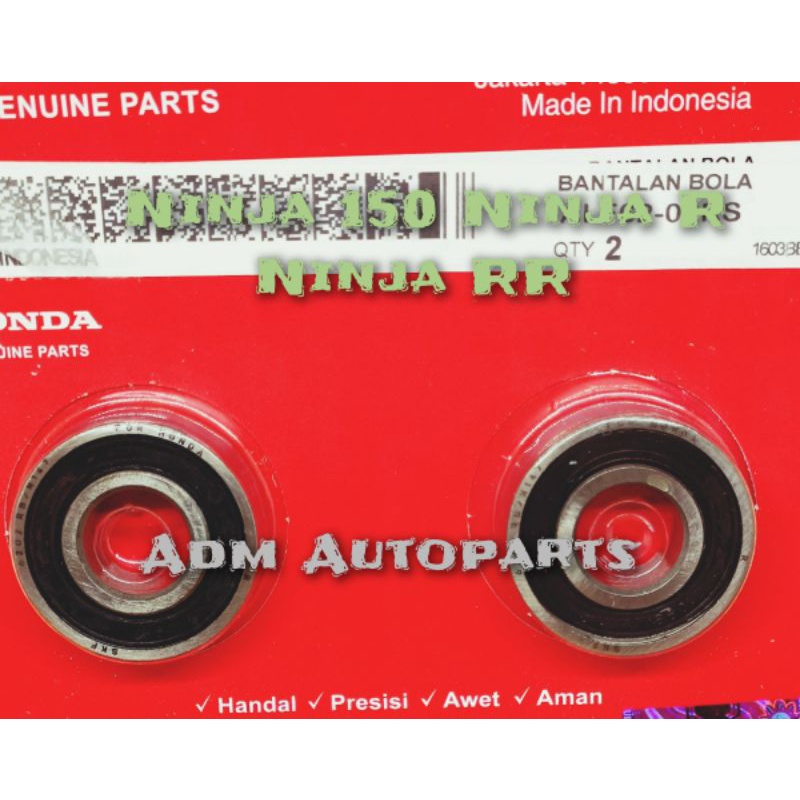 Bearing/Laher Roda depan Ninja 150 Ninja R Ninja RR - Bearing Roda depan Kanan kiri Ori