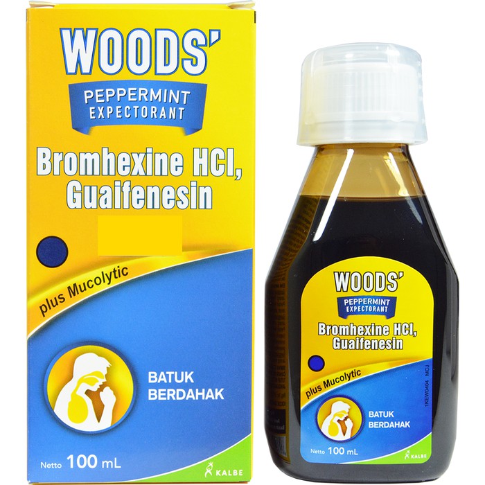 Woods Peppermint Expectorant 100 mL - Obat Batuk Berdahak