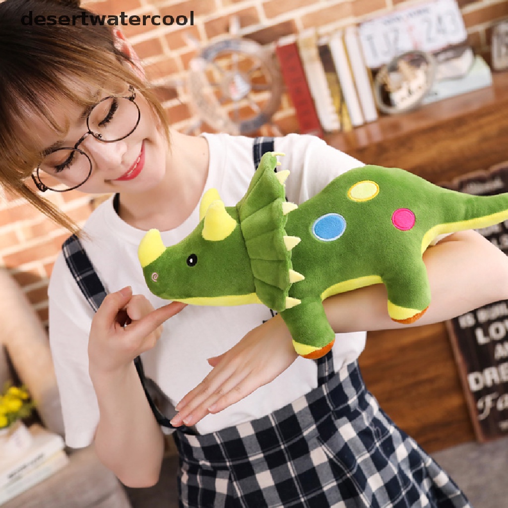 Deid Mainan Boneka Dinosaurus Triceratops Bahan Plush Ukuran 40cm Untuk Hadiah