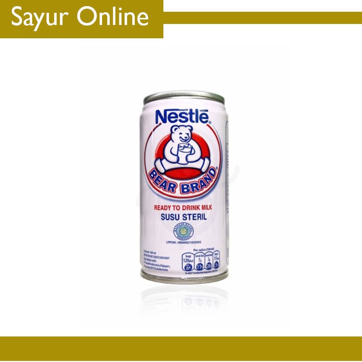 

1 DUS (30 pcs) NESTLE BEAR BRAND MILK KALENG / SUSU BERUANG KALENG 189ml