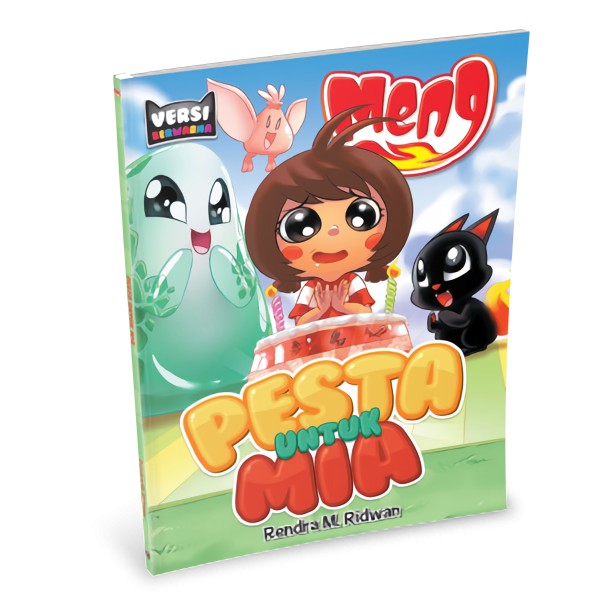 [Millenials Mall] Komik Meng Edisi Warna Pesta Untuk Mia Buku Anak | Kucing Cat | Muffin Graphics