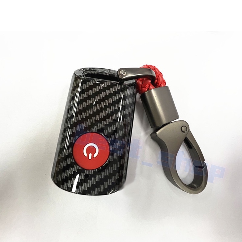 Case Kunci remote Mobil Bahan carbon fiber Dengan Gantungan Kunci metal Untuk Yamaha Xmax 300 2021 2022 xmax300 2021