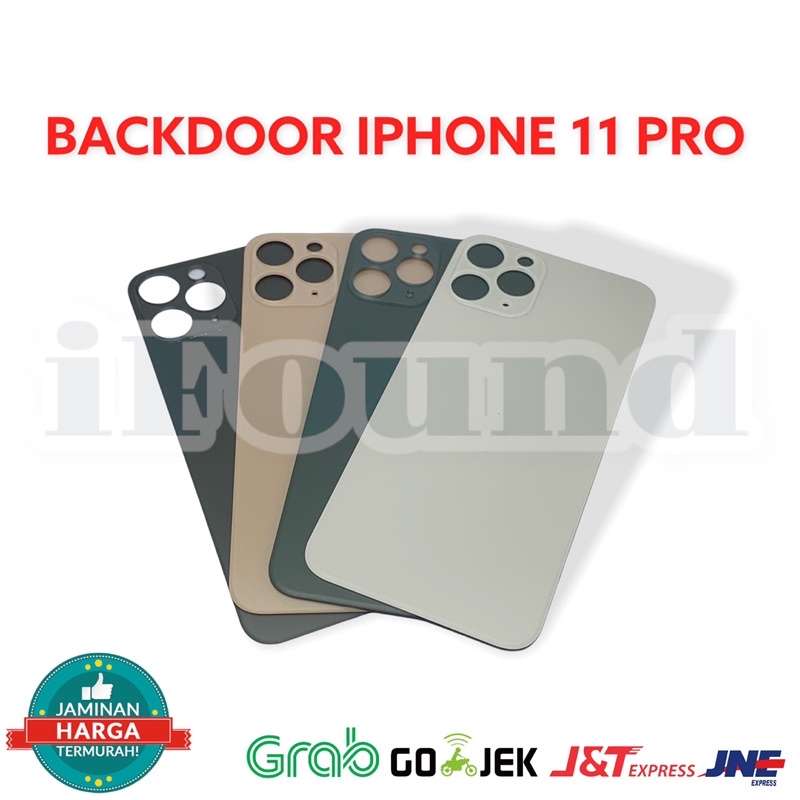 TUTUP BELAKANG BACKDOOR BACKCOVER BACK GLASS IPHONE 11 PRO
