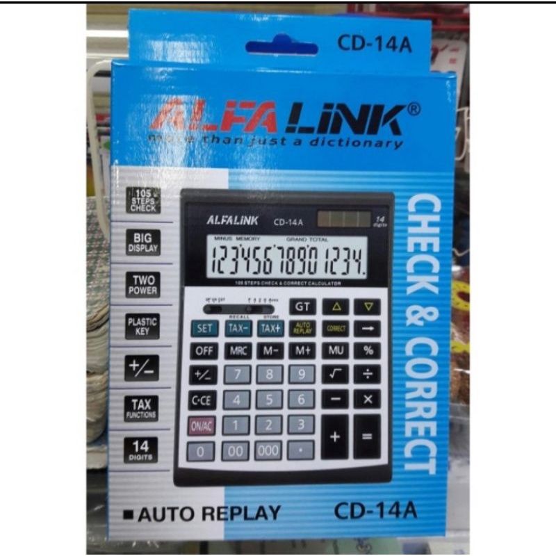 

ALFALINK KALKULATOR CD 14A14 DIGIT
