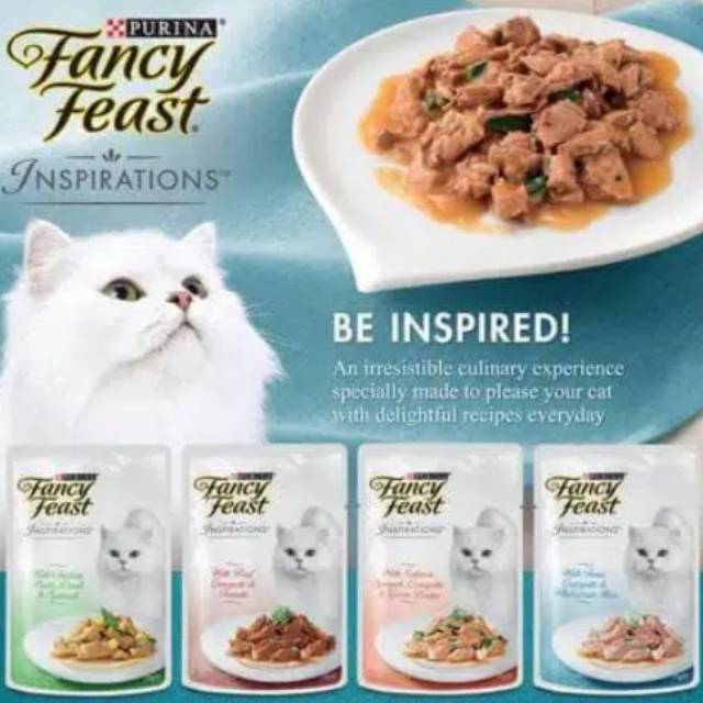 FANCY FEAST POUCH 70gr wetfood makanan basah