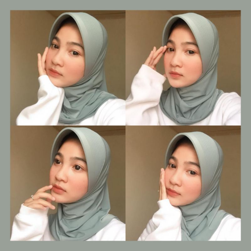 hijab sport/jilbabterbaru/bergo Instan/bergo harian polos-2