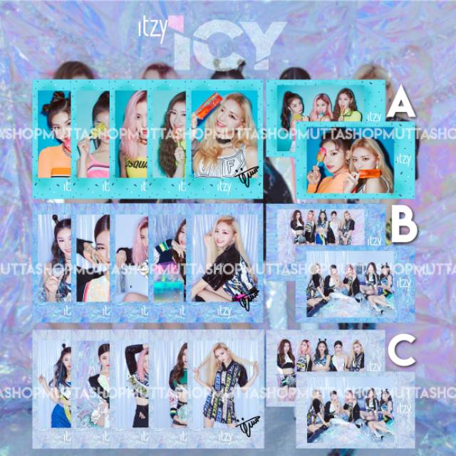 UNOFFICIAL Polaroid ITZY ICY TTD all member