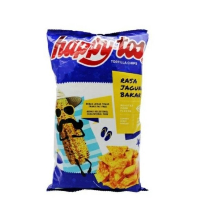 

Happy tos tortilla chips jagung bakar 140g