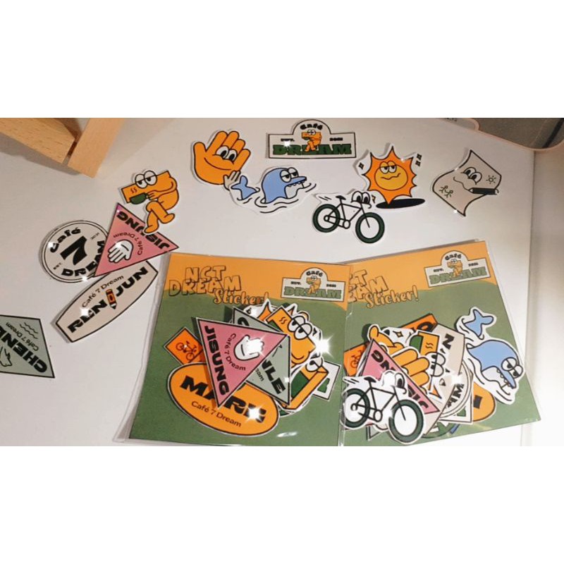 Stiker pack NCT DREAM, 7 cafe dream kpop fankit NCT