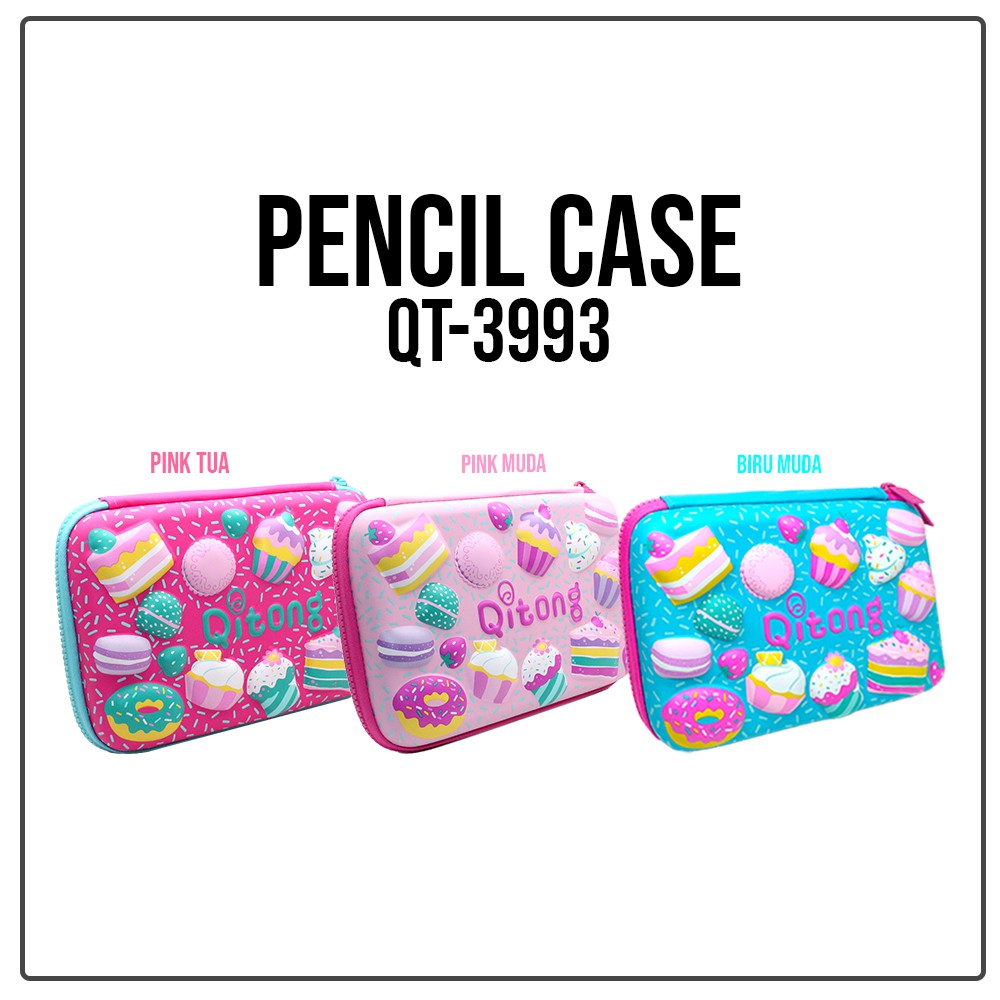

Kotak pensil + pencil case smiggle + kotak pensil smiggle + qitong QT 3993