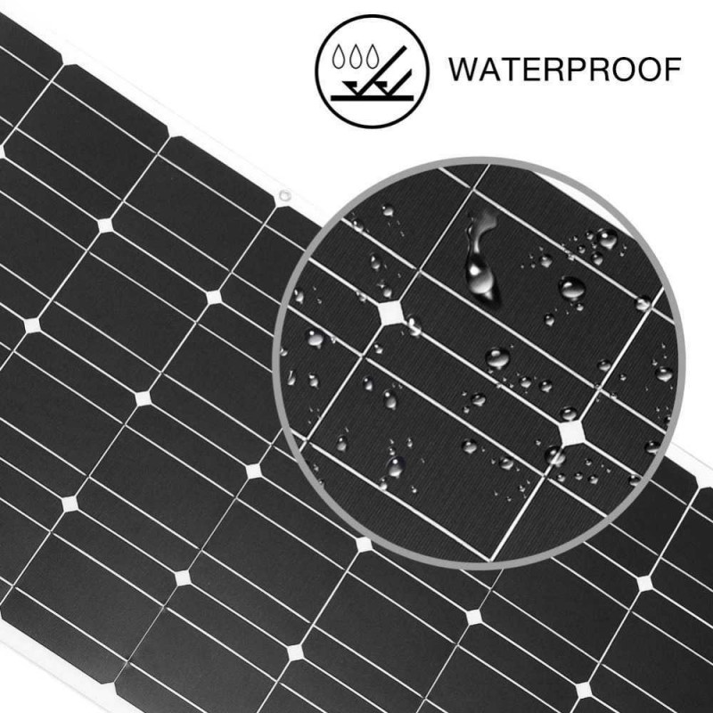 Flexible Solar Panel Surya Tenaga Matahari 100W Waterproof