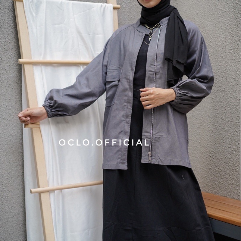 Vellie Jacket-Dark Gray