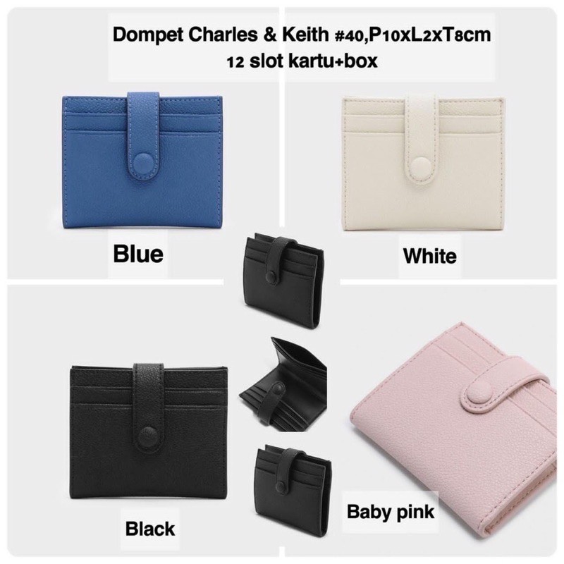 Dompet Kartu Charles n Keith - Baby Pink