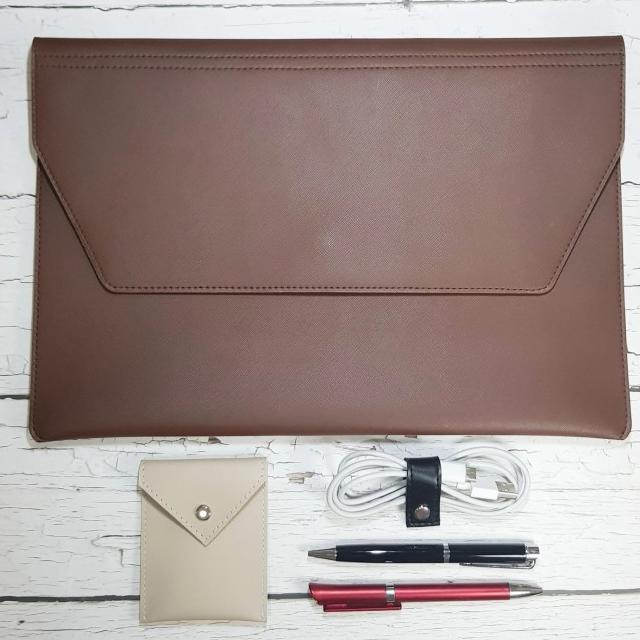 Map A4 Folio Kulit Sintetis Document Keeper Map Folder Organizer