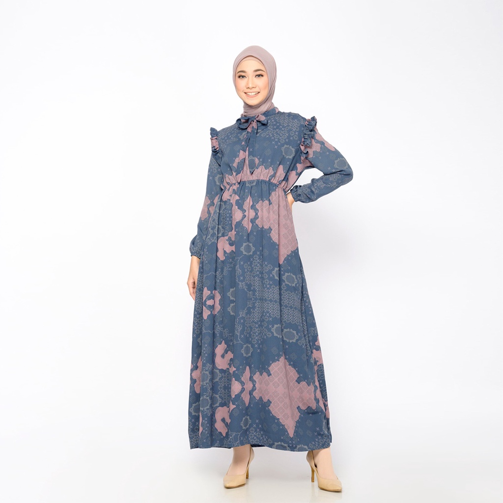 ZM Zaskia Mecca  - Carin Navy Gamis - Romansa Khatulistiwa - Edisi Majegau