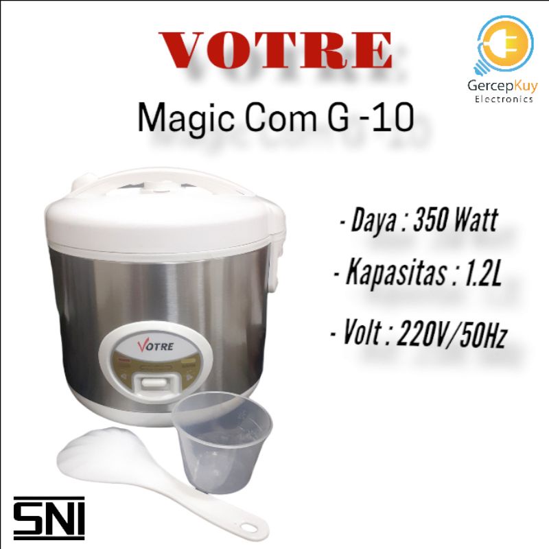 Magic Com / Rice Cooker 1.2L G - 10 Votre