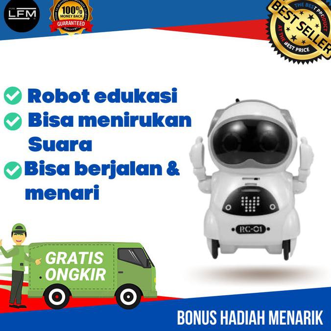 Mainan Robot Interaktif - Bisa Bicara Dan Ngobrol-Edukasi Anak Pintar Terlaris