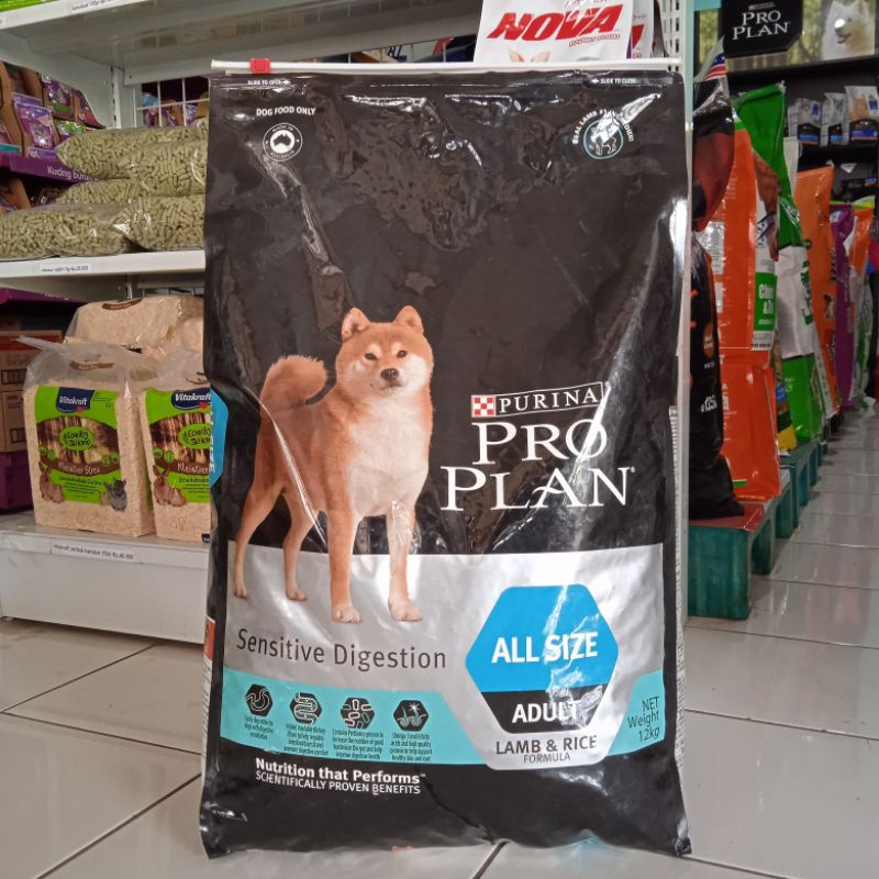 Pro Plan ProPlan DOG Medium Adult Sensitive Digestion 12kg Lamb EKSPEDISI