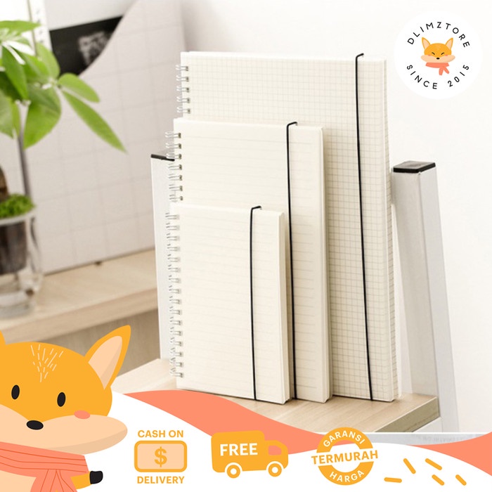 

[RESTOCK] ST220 - Note Book / Buku Catatan Polos/Garis/Kotak Kecil SEDANG - Sedang Kotak