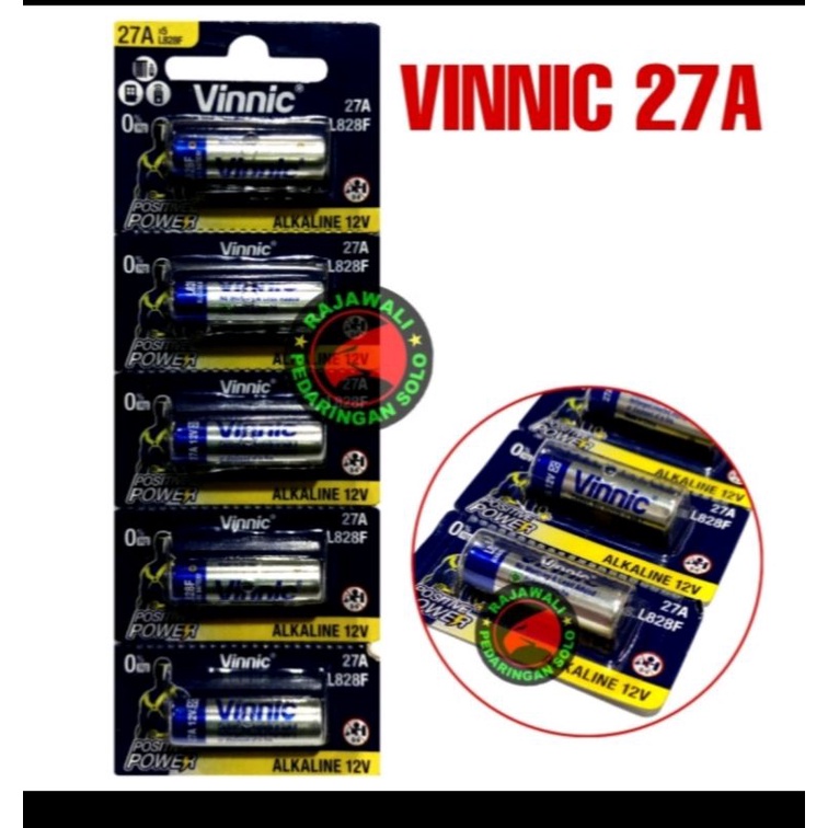 BATERAI A27 VINNIC BATERAI 27A ECER