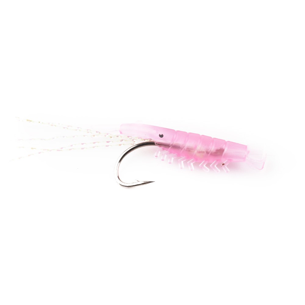 HENGJIA 5pcs pancing Luminous soft shrimp umpan with single kait swimbait fishing lure crankbait