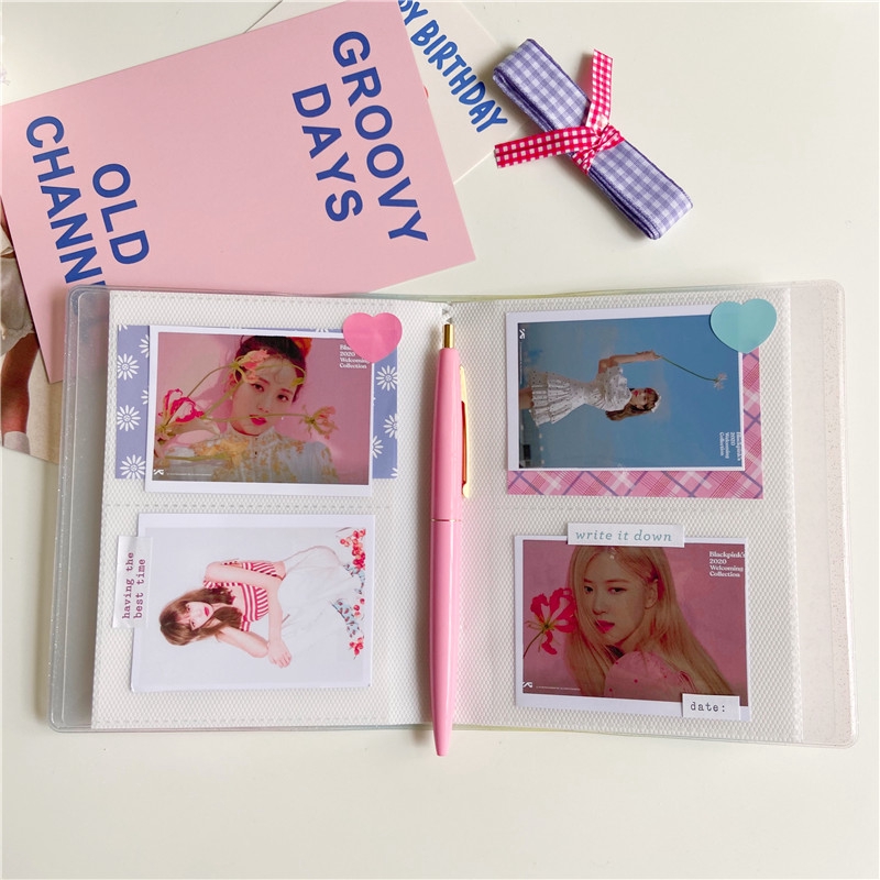 Ins style creative rainbow gradient Polaroid album small 3 inch Mini insert album star chasing card storage