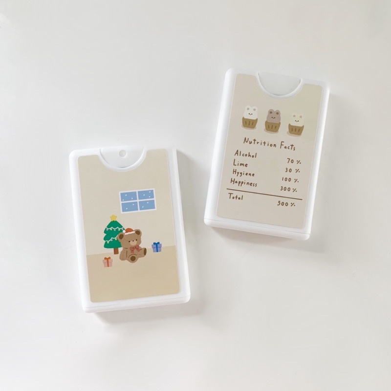 Beary Christmas Hand Sanitizer (Bisa Isi Ulang)