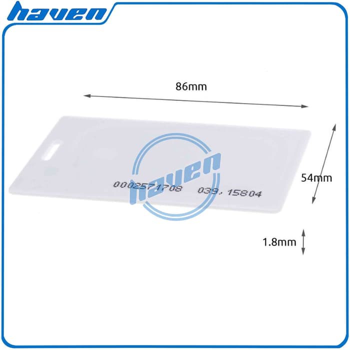KARTU RFID 125 Khz BERLUBANG/ KARTU PROXIMITY 125KHZ TEBAL