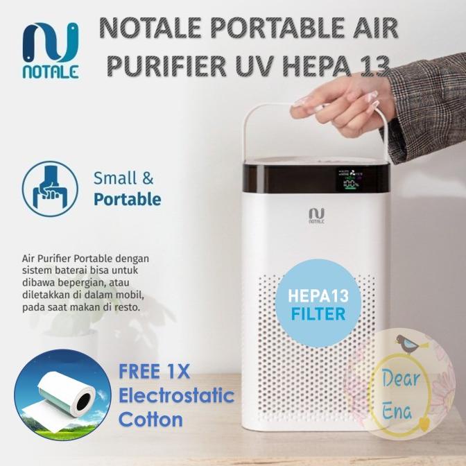 Jual NOTALE Air Purifier Travel Series Portable HEPA 13 UV Sterilizer
