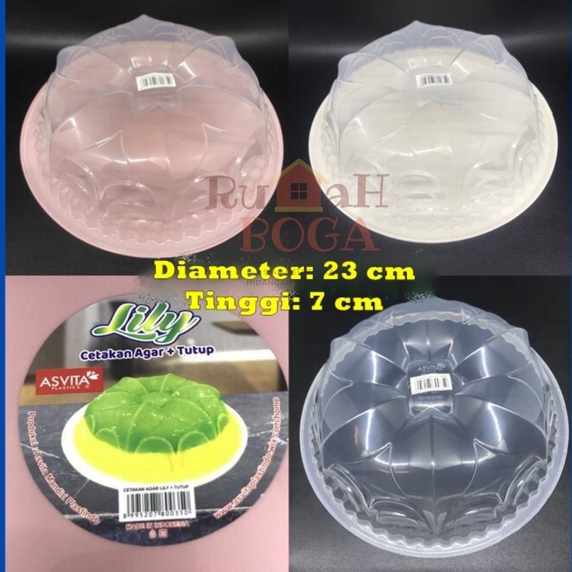 Jual Cetakan Loyang Puding Agar Agar Ager Jelly Jelli Jeli Asvita Bunga