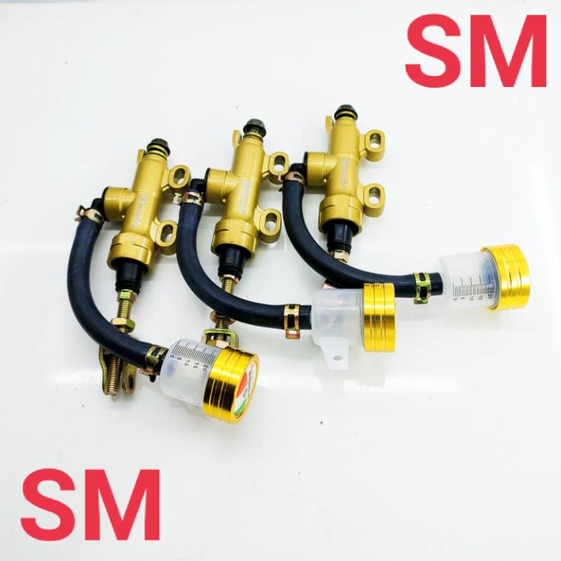 Master rem belakang Tonjokan rem cakram belakang Brembo Free Minyak Rem 50ML  Untuk semua motor, Uni
