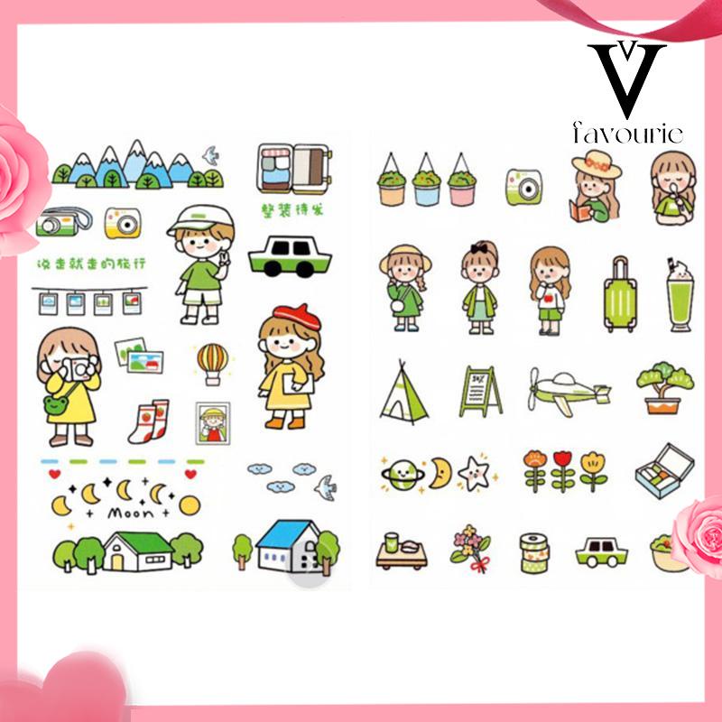 [COD]Stiker Motif Emoji Untuk Dekorasi Handphone / Diary DIY-FA